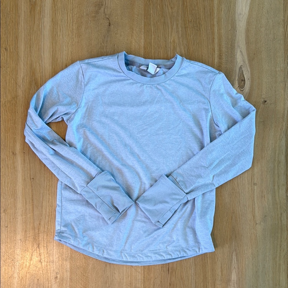 Athleta Girl Light Blue Long Sleeve Top